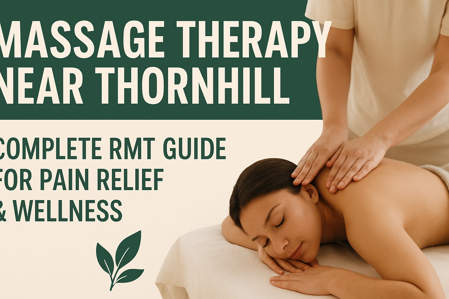 Massage therapy near thornhill