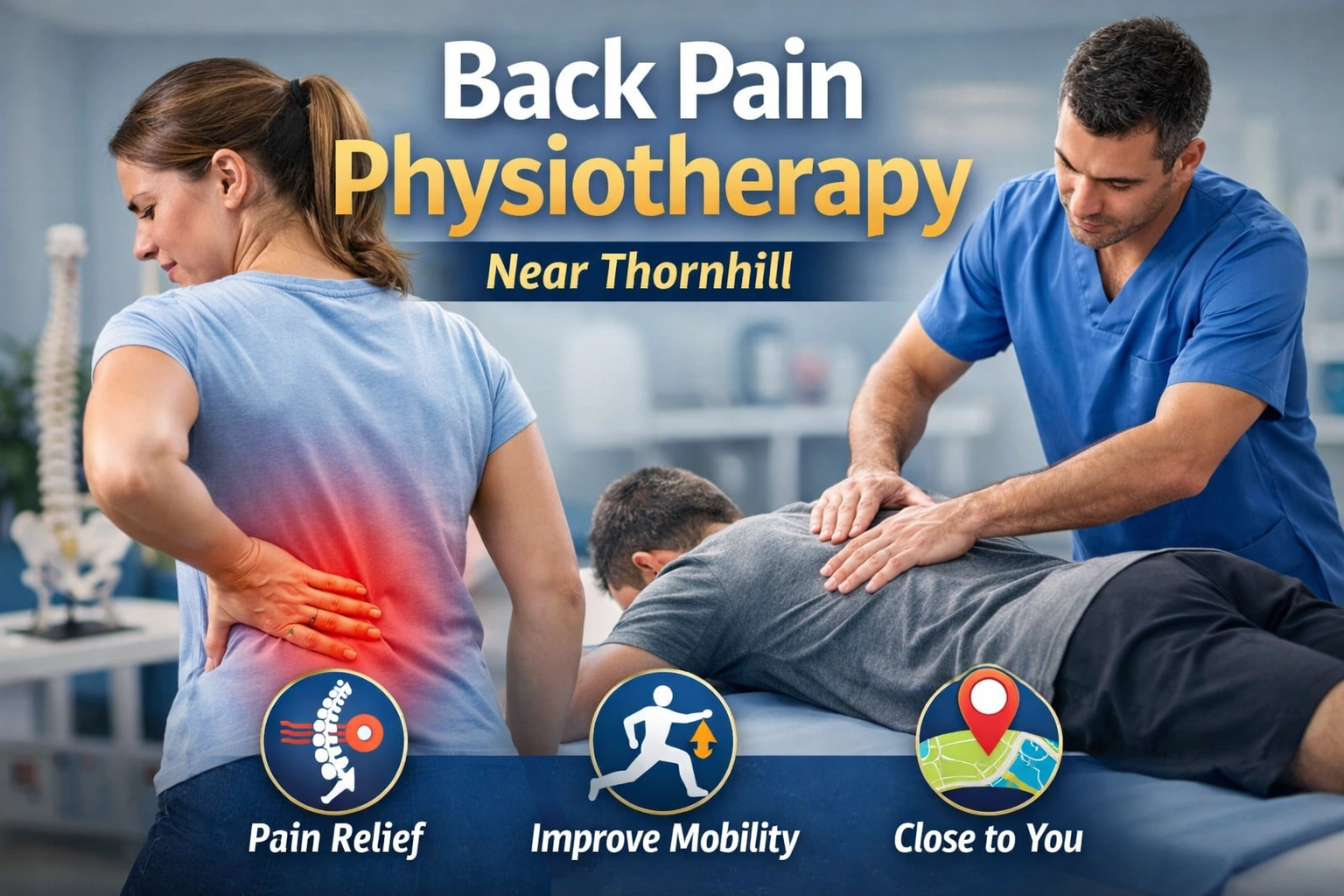 back pain physiotherapy near Thornhill