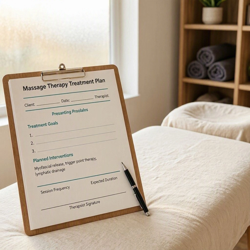 Massage Therapy Treatment Plan