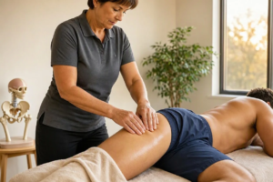 Massage Therapy for Hip Muscle Pain 01