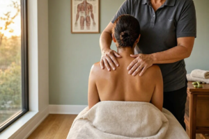 Massage Therapy for Upper Back Tension 01